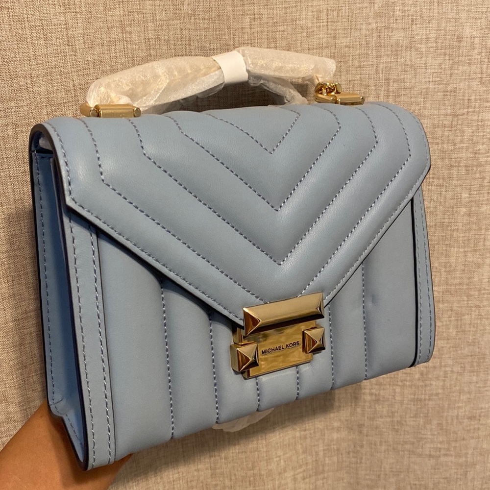 NWT small blue Whitney crossbody